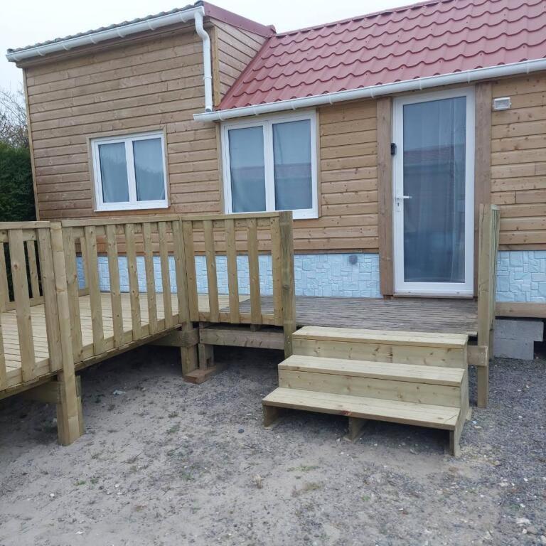 Berck-Plage - 2 Hebergements Insolites Tiny House De 2 A 8 Personnes Экстерьер фото